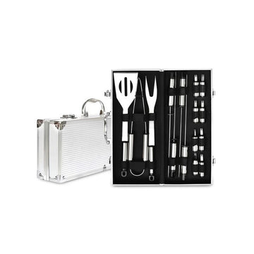 Men's Republic 16 Piece BBQ Set in Aluminium Case
